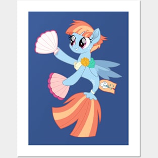 Windy Whistles seapony Posters and Art